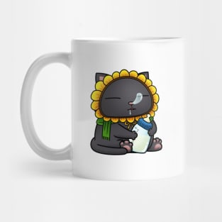 Cute Black Baby Cat Mug